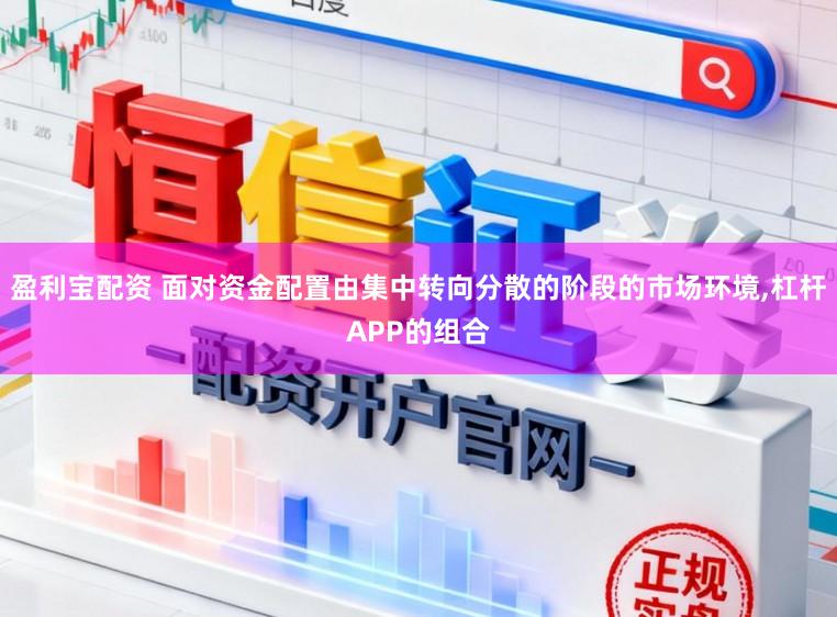 盈利宝配资 面对资金配置由集中转向分散的阶段的市场环境,杠杆APP的组合