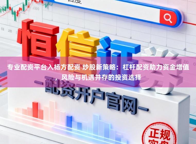 专业配资平台入杨方配资 炒股新策略:杠杆配资助力资金增值,风险与机遇并存的投资选择