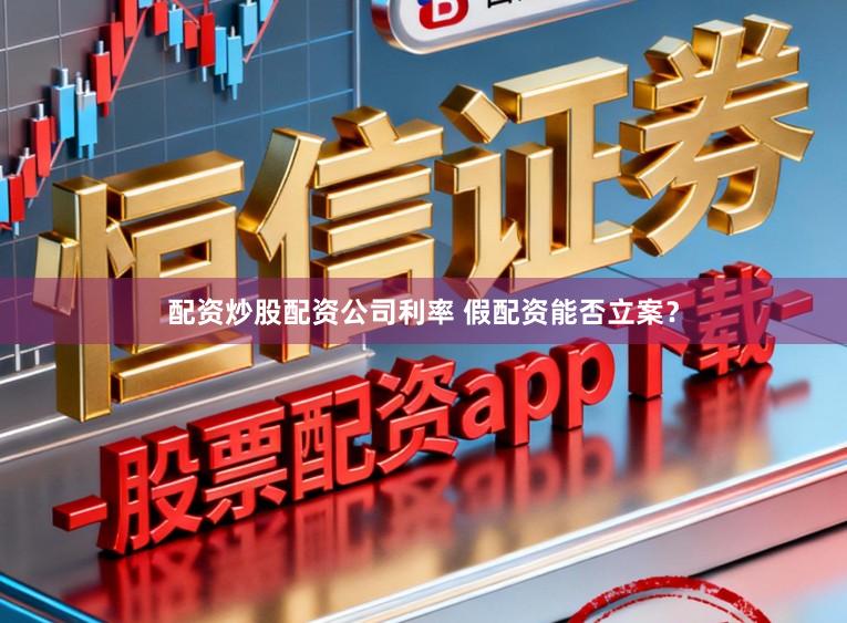 配资炒股配资公司利率 假配资能否立案？