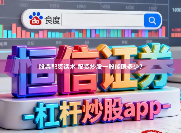 股票配资话术 配资炒股一般能赚多少？